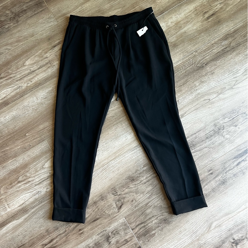 Fifteen Twenty Black pj style pant NWT size small- oversized